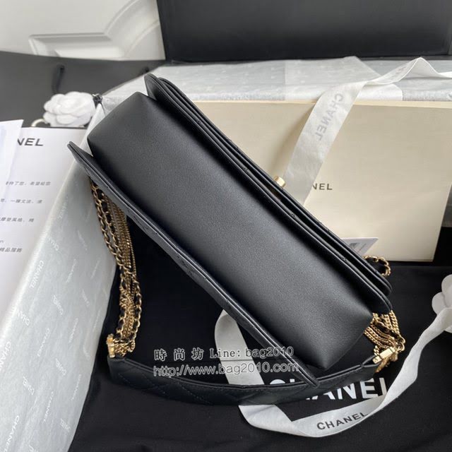 Chanel女包 香奈兒專櫃最新款原廠胎牛皮口蓋包 Chanel限量版鏈條包 大號AS2052  djc4345